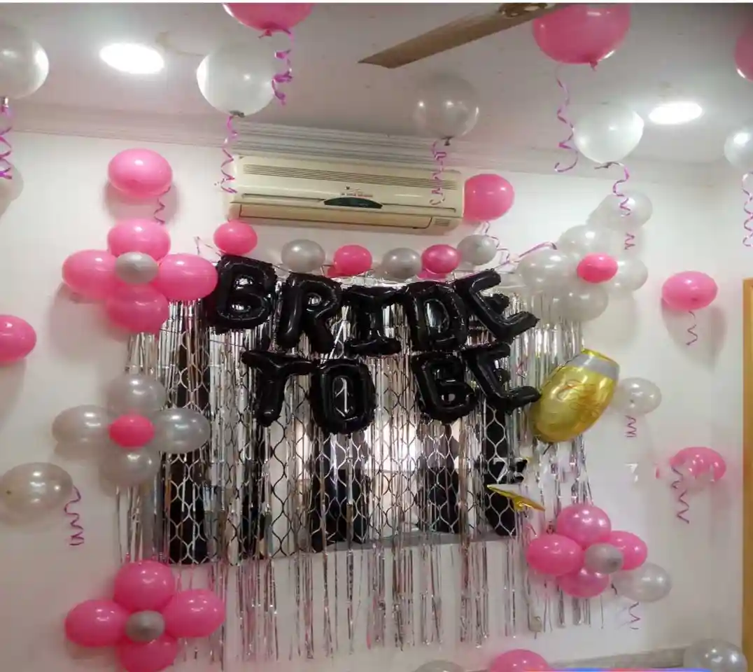 Bachelorette Black Party Decoration
