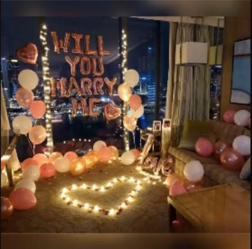 Surprise Proposal Decoration
