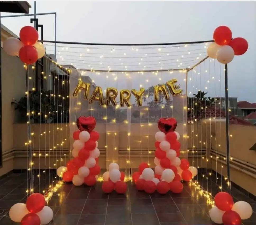 Terrace Marry Me Setup