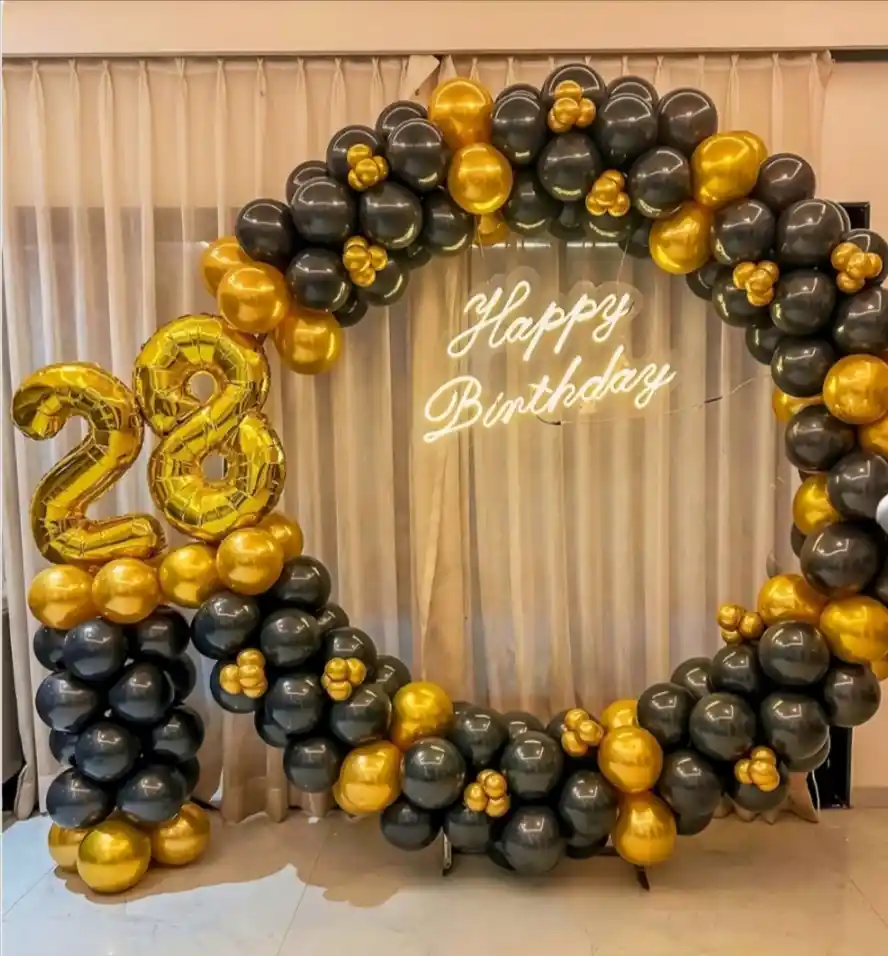 Black n Golden Decor