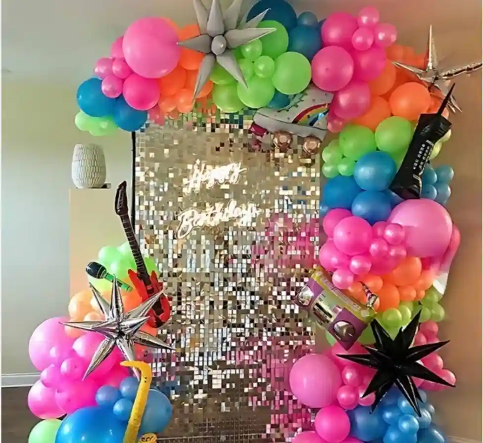 Birthday Blast Colorful Pastel Decor