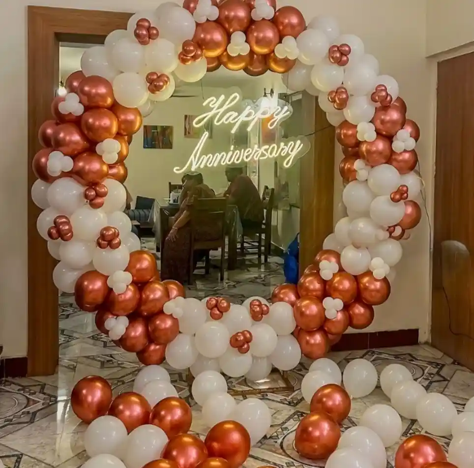Metallic Red Love Celebration Decor