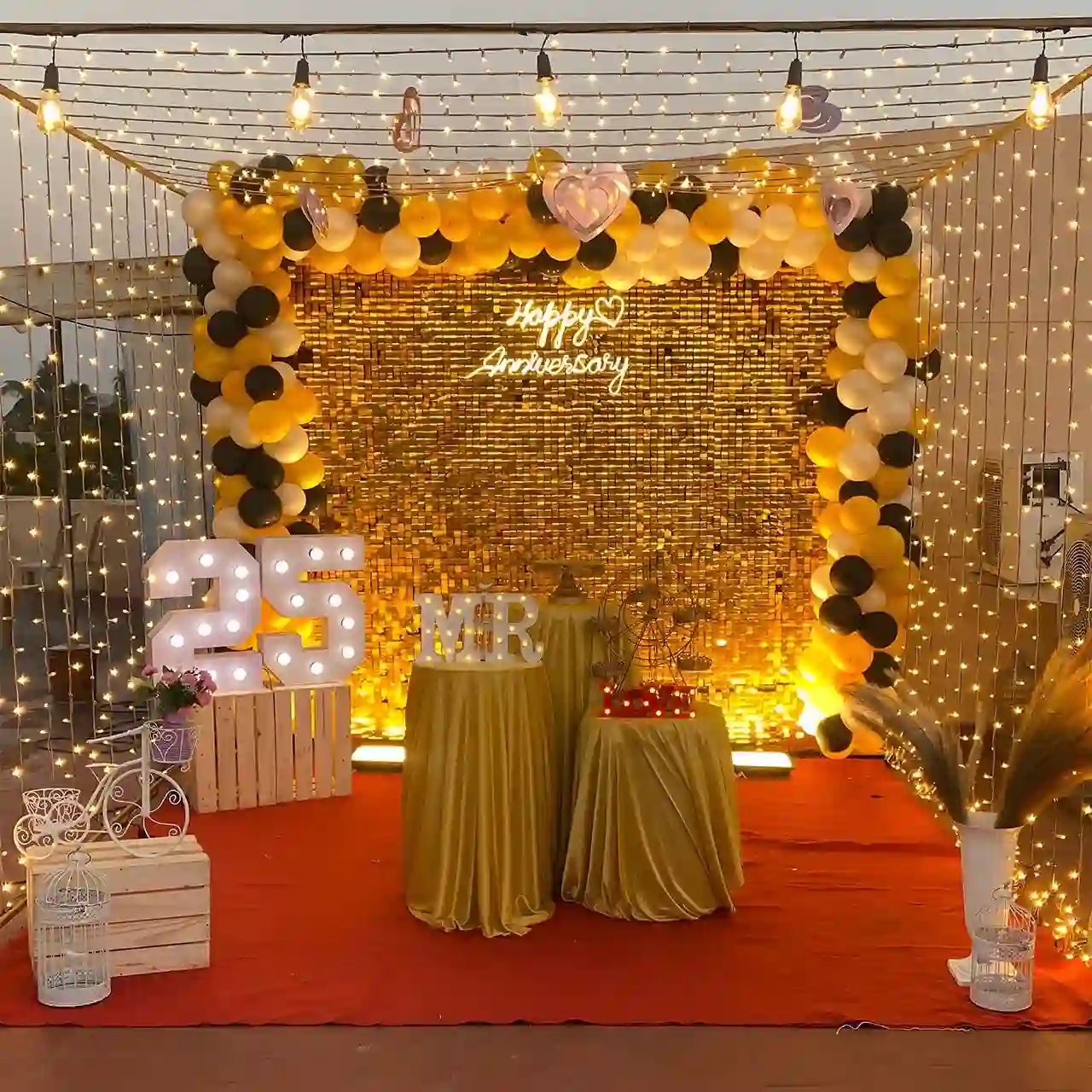 Golden Grace Balloon Decor