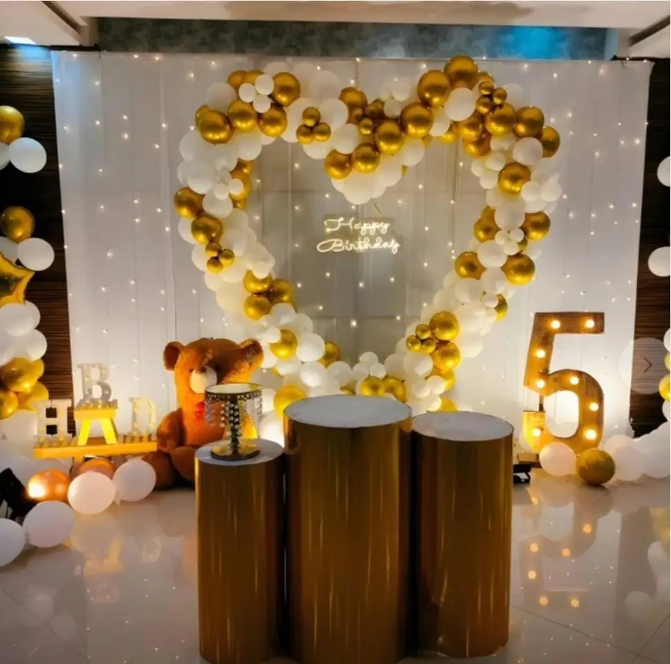 Heartly Teddy Balloon Decor