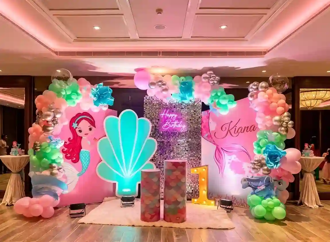 Elegant Mermaid Sequin Theme Decoration