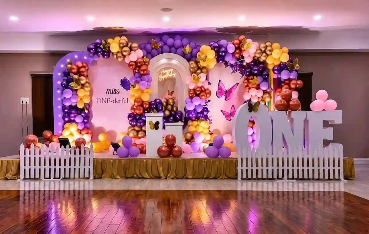Birthday Decor Butterfly Theme