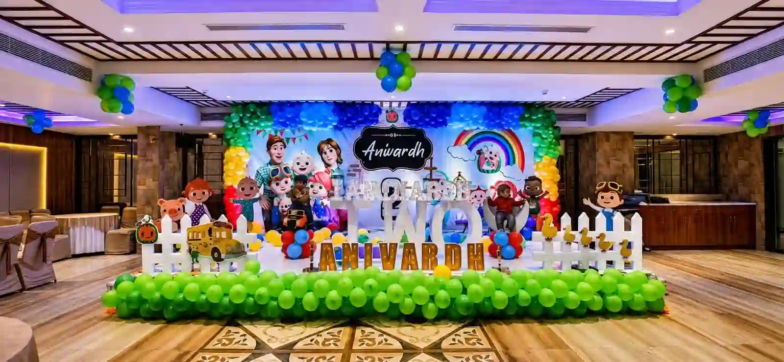 Kids CocoMelon Stage Party Decor