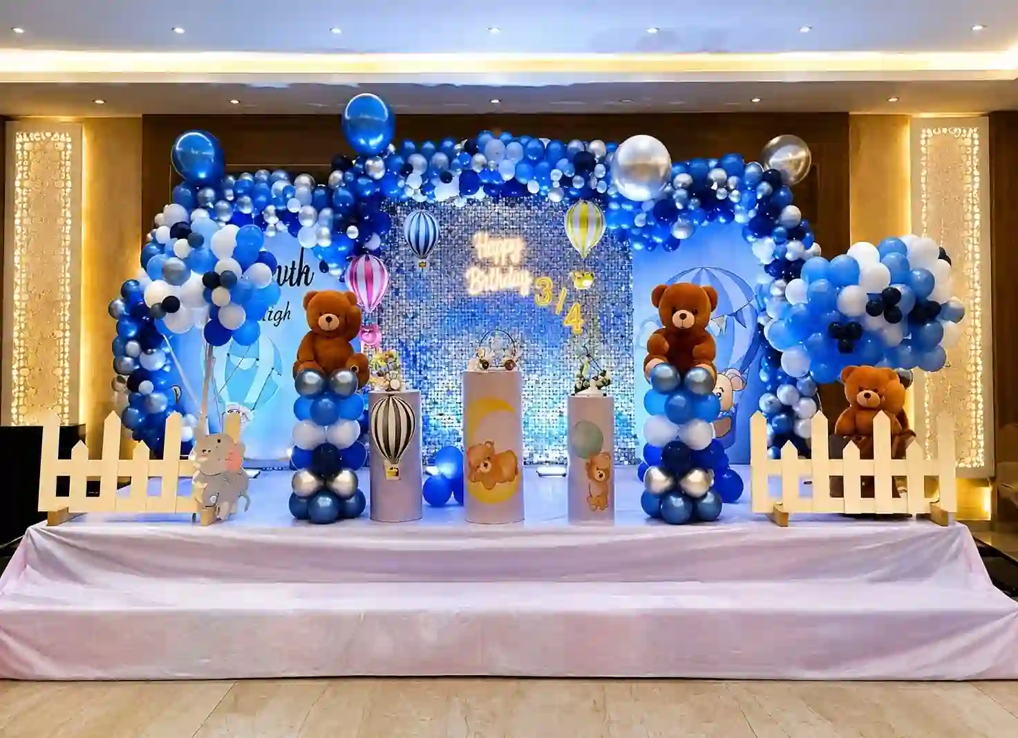 Teddy Bear Theme Stage Decoration