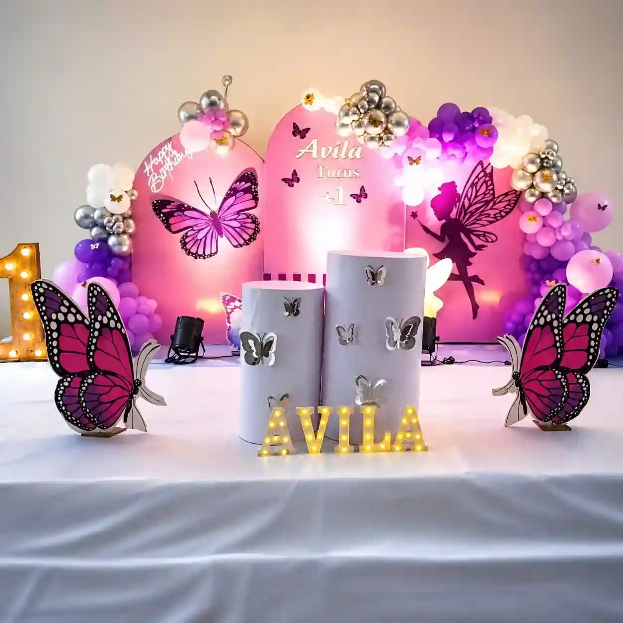 Butterfly Theme Stage Decoration