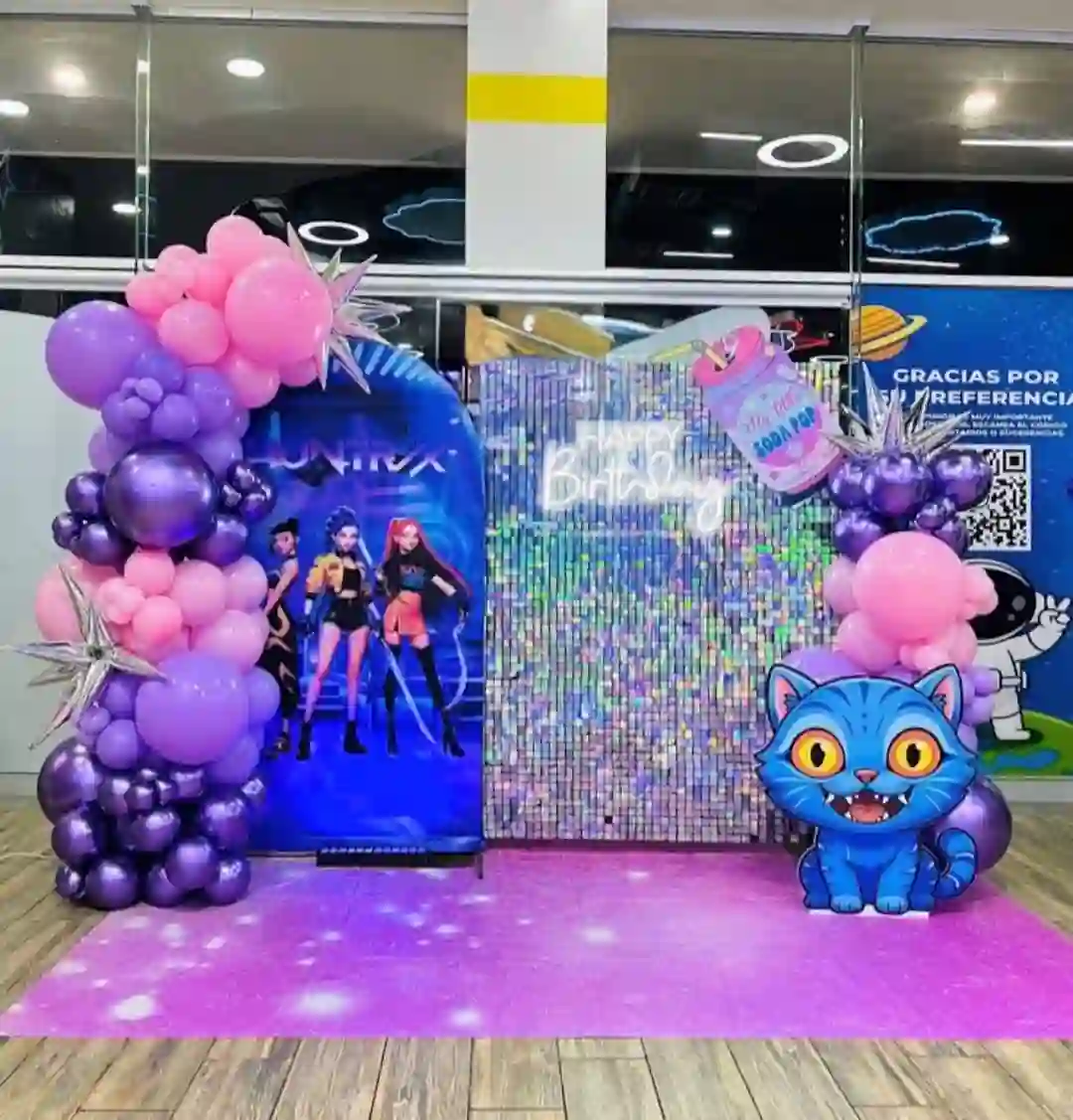 Korean Kpop Star Birthday Decor Setup