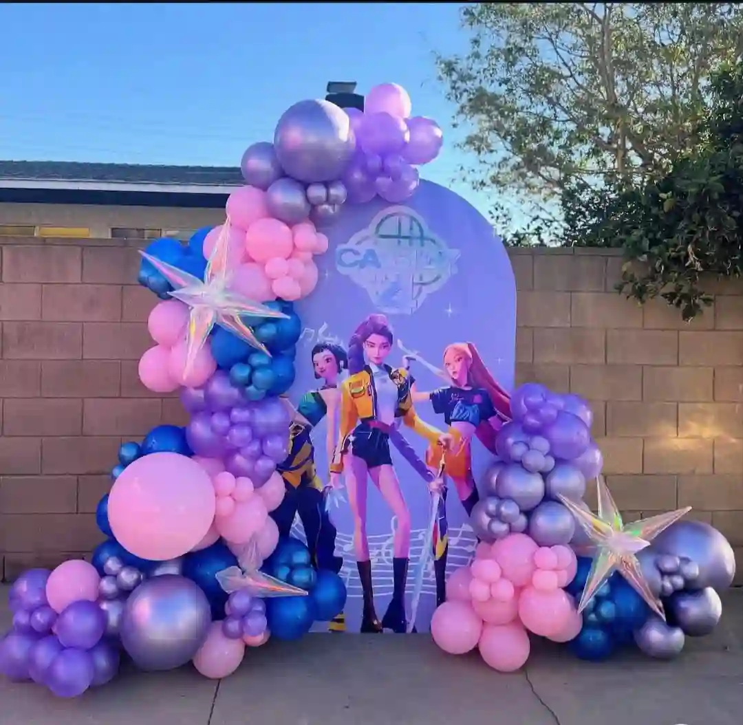 Seoul kpop Vibes Birthday Decor
