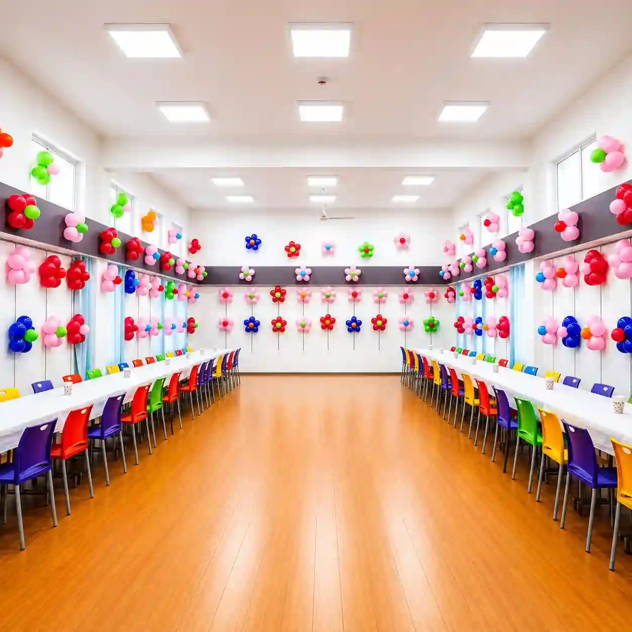 Party Hall Decor (500 Balloons)