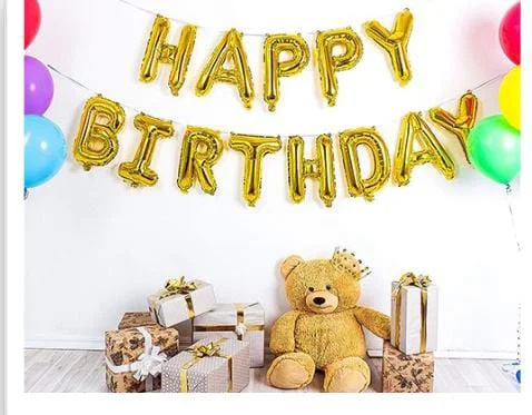 Add a Happy Birthday Foil