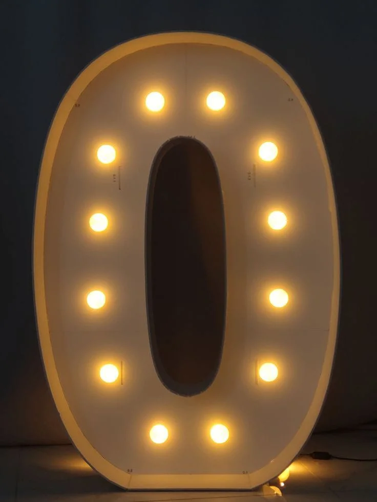 NAME MARQUEE (Small Size 9 Inch)