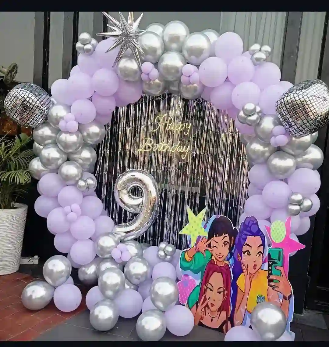 Neon Kpop Luxe Ring Decor