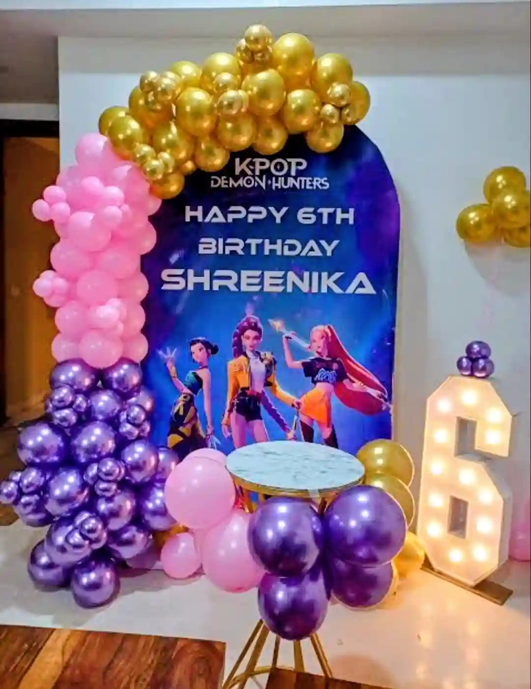 Kpop Star Birthday Bash Setup